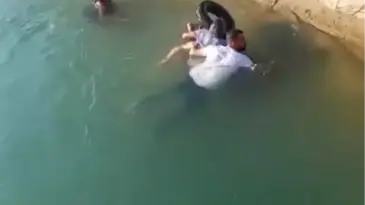 Çocuk Sulama Kanalına Düştü, Kurtarıldı