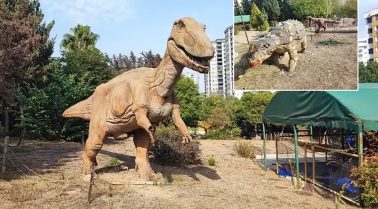 Belediyenin milyonlar harcadığı Dinozor Park çürümeye terk edildi