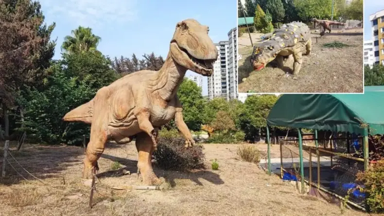Belediyenin milyonlar harcadığı Dinozor Park çürümeye terk edildi